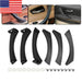 DURAFORCE 6Pcs Black Inner Door Handle Pull Trim Cover for BMW E90 2006-2011