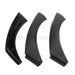 DURAFORCE 6Pcs Black Inner Door Handle Pull Trim Cover for BMW E90 2006-2011
