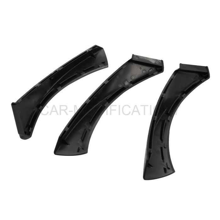 DURAFORCE 6Pcs Black Inner Door Handle Pull Trim Cover for BMW E90 2006-2011
