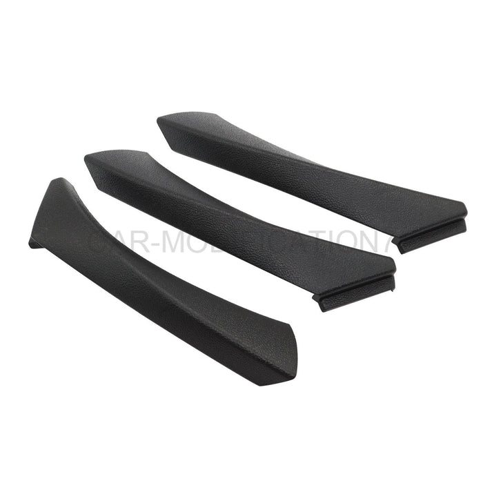 DURAFORCE 6Pcs Black Inner Door Handle Pull Trim Cover for BMW E90 2006-2011