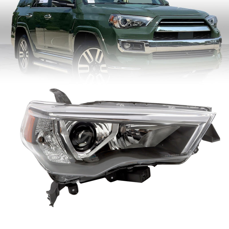 DURAFORCE Black Front Headlight Right Side Replacement for 2021-2023 Toyota 4Runner