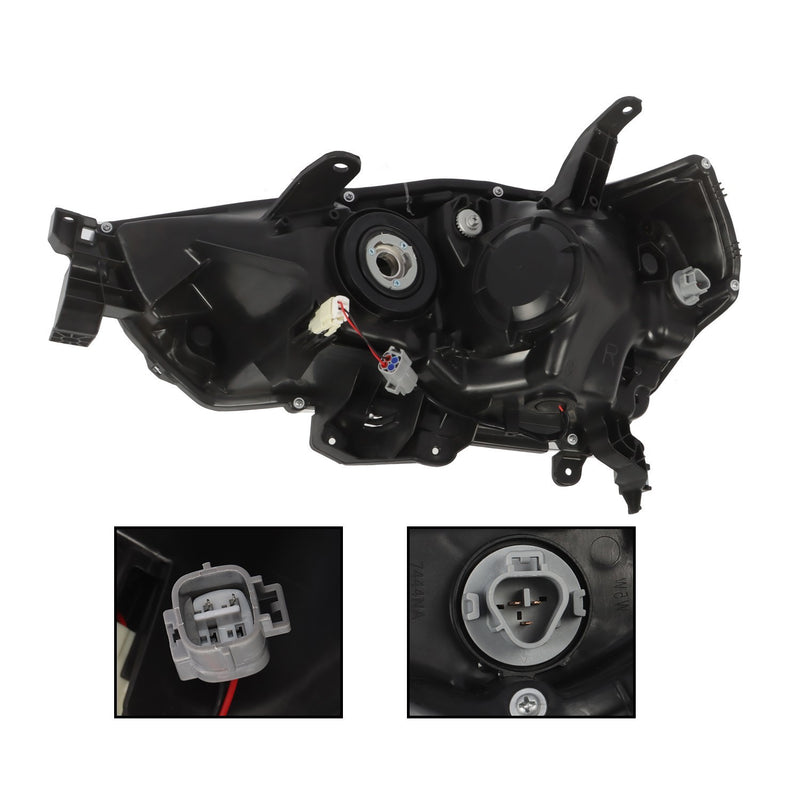 DURAFORCE Black Front Headlight Right Side Replacement for 2021-2023 Toyota 4Runner