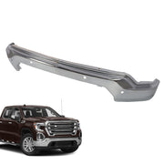 DURAFORCE Chrome Front Bumper Face Bar w/ Sensor Holes for 2019-2021 GMC Sierra 1500