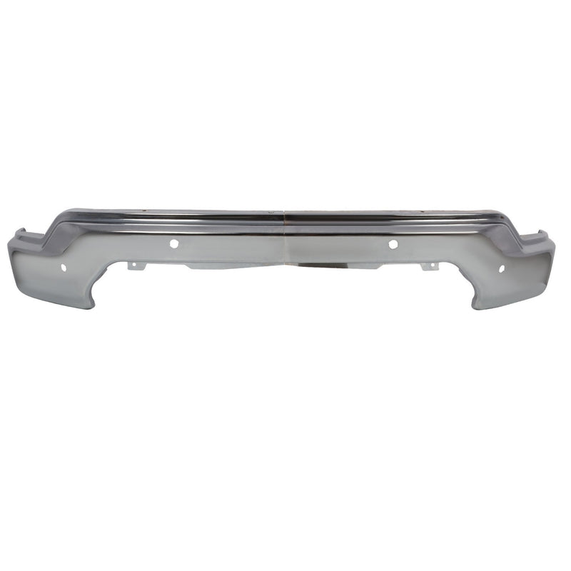 DURAFORCE Chrome Front Bumper Face Bar w/ Sensor Holes for 2019-2021 GMC Sierra 1500