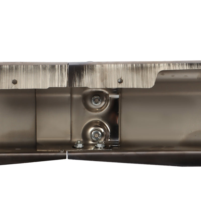 DURAFORCE Chrome Front Bumper Face Bar w/ Sensor Holes for 2019-2021 GMC Sierra 1500