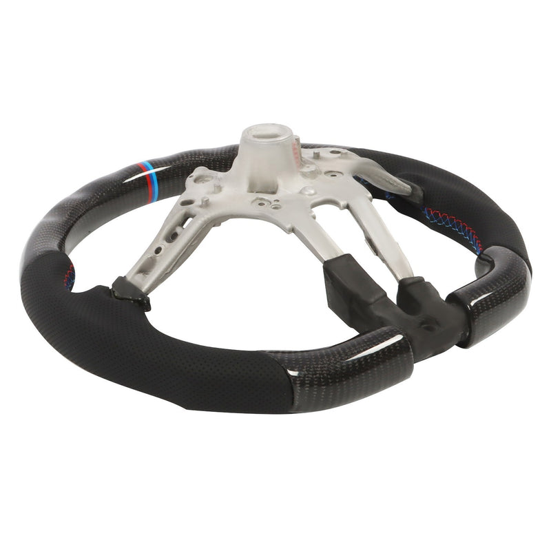 DURAFORCE Black Carbon Fiber Steering Wheel for BMW M2 M3 M4 F80 F15 F30 M Sports