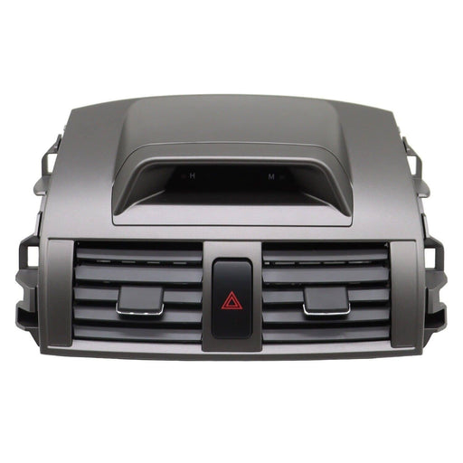 DURAFORCE Center Dash Vent Panel Clock Emergency Switch for 09-13 Toyota Corolla