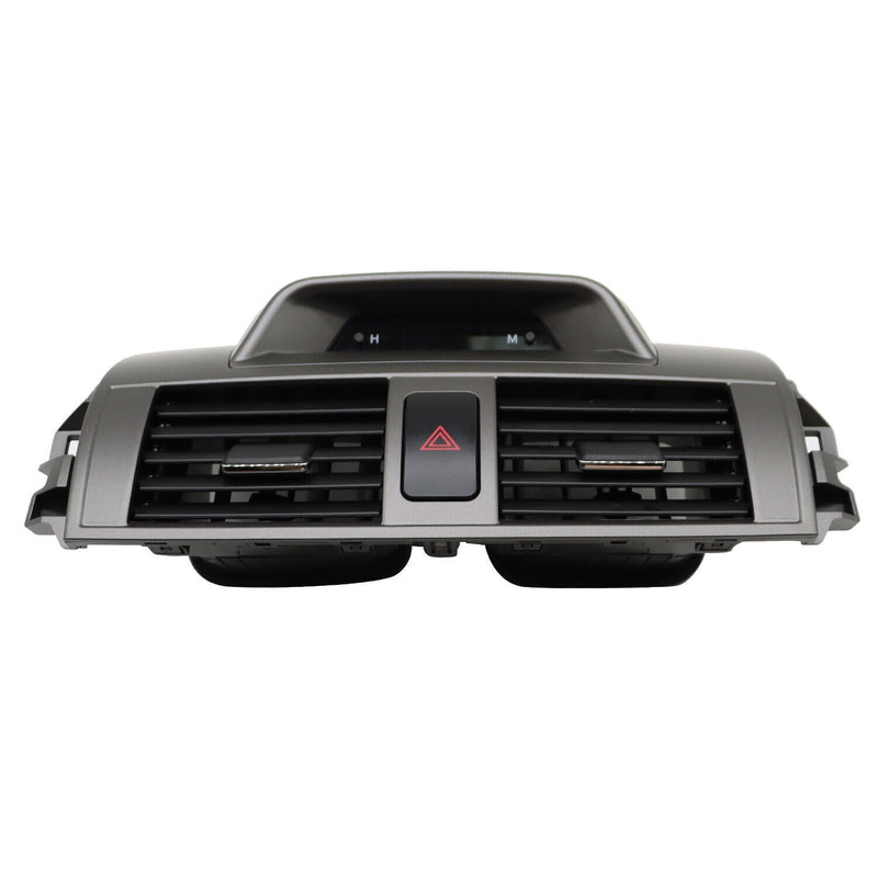 DURAFORCE Center Dash Vent Panel Clock Emergency Switch for 09-13 Toyota Corolla