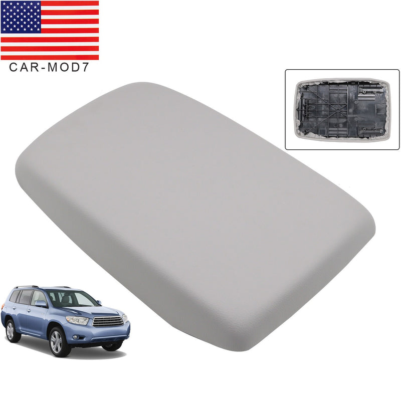 DURAFORCE Toyota Highlander 2008-2013 Gray Center Console Armrest Lid Cover Base