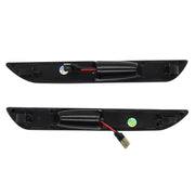 DURAFORCE Clear Lens White LED Rear Side Marker Signal Lights for 2015-21 Ford Mustang