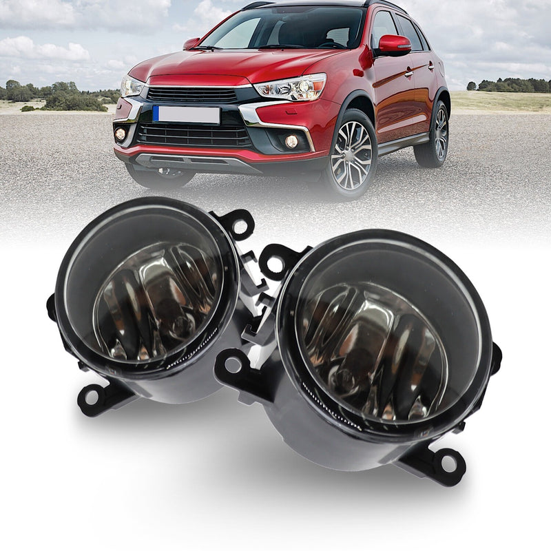 DURAFORCE Mitsubishi Outlander Sport ASX RVR Bumper Fog Lamp Driving Light w/Bulbs