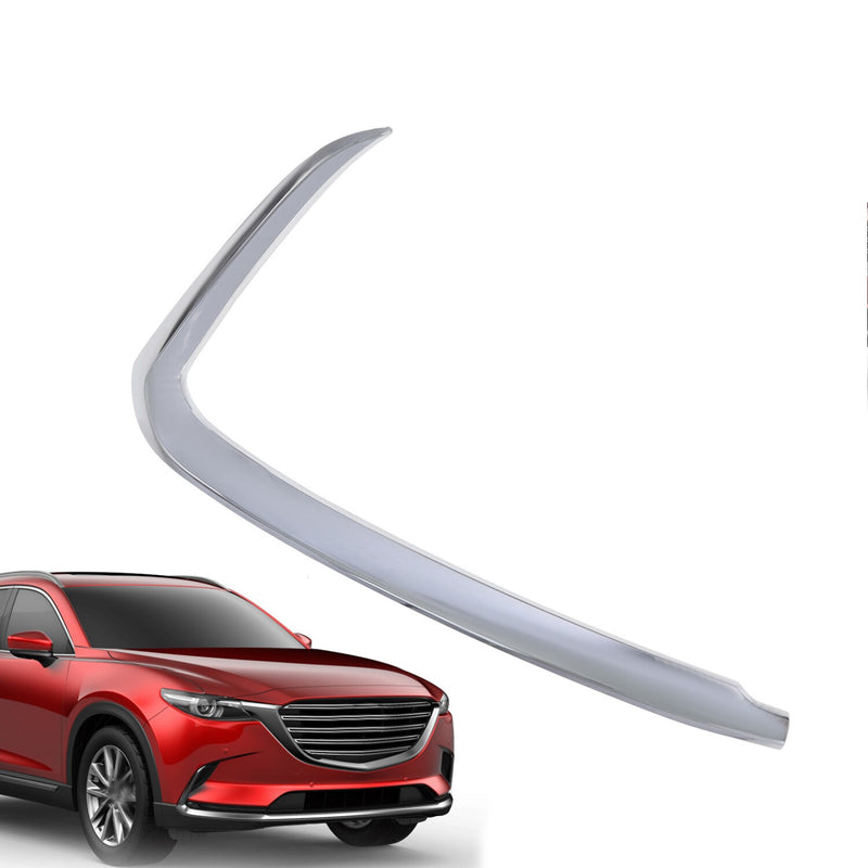 DURAFORCE Chrome Front Passenger Lower Bumper Trim Molding for 2016-2023 Mazda CX-9