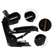 DURAFORCE Black Tractor Suspension Seat for Ford New Holland 3000 3600 3610 3900