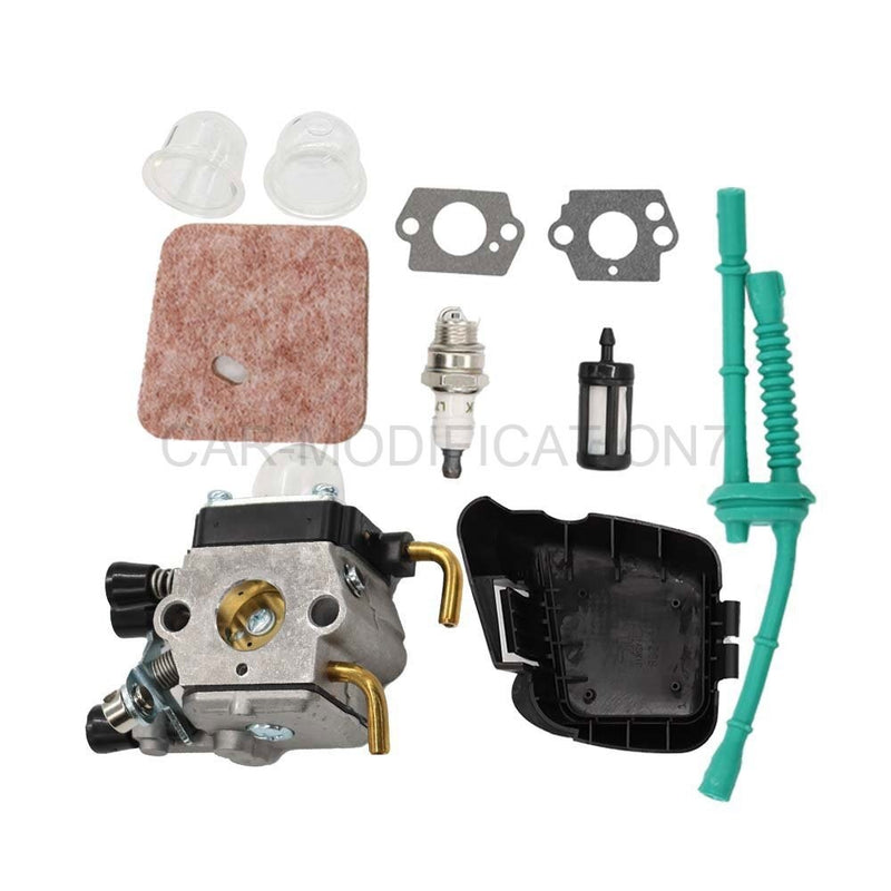 DURAFORCE Carburetor Carb for STIHL FS55 FS45 FS46 FC55 FS38 HS45 with Fuel Line Kit
