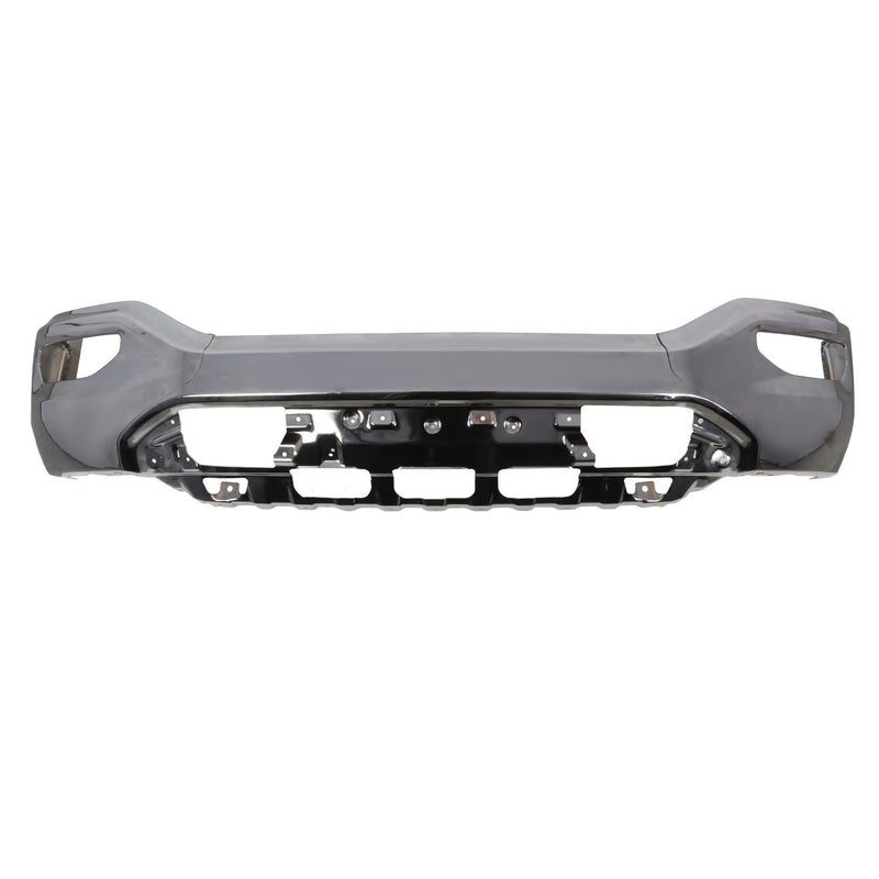 DURAFORCE Chrome Front Bumper Cover Steel Face Bar for 2016-2018 GMC Sierra 1500