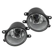 DURAFORCE Bumper Fog Light with Chrome Cover for 2012-2014 Toyota Camry L LE XLE