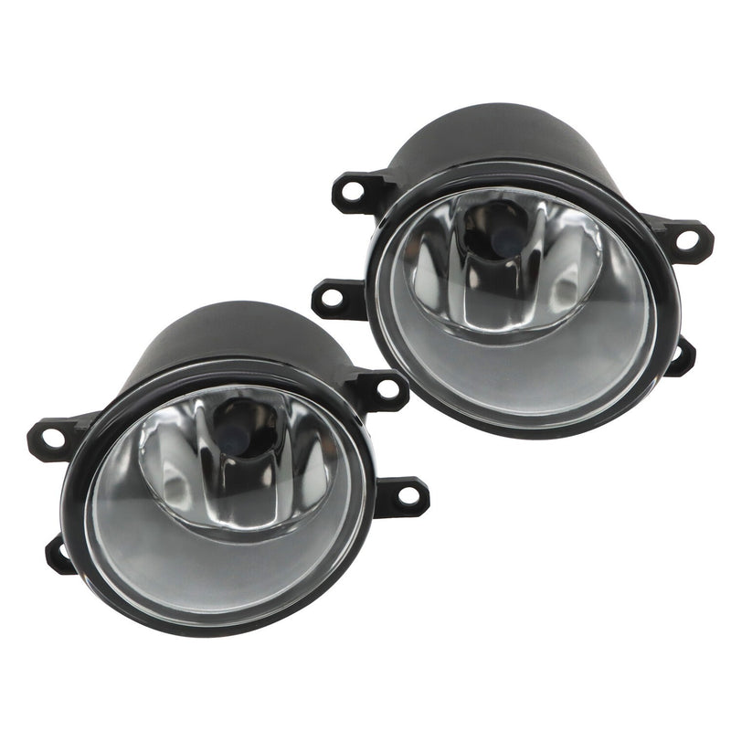 DURAFORCE Bumper Fog Light with Chrome Cover for 2012-2014 Toyota Camry L LE XLE