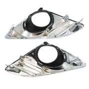 DURAFORCE Bumper Fog Light with Chrome Cover for 2012-2014 Toyota Camry L LE XLE