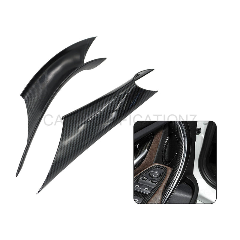 DURAFORCE Carbon Fiber Inner Door Handle Cover for BMW 3 Series 2012-2018