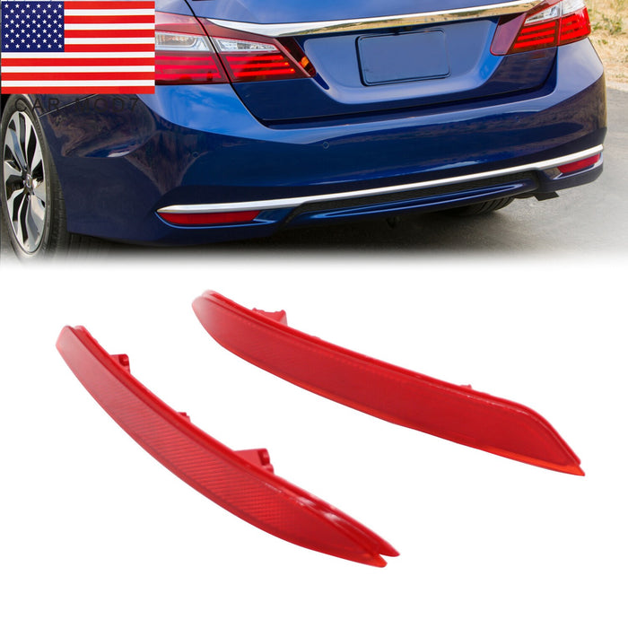 DURAFORCE 2016-2017 Honda Accord Rear Bumper Reflector Set Left & Right