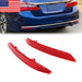 DURAFORCE 2016-2017 Honda Accord Rear Bumper Reflector Set Left & Right