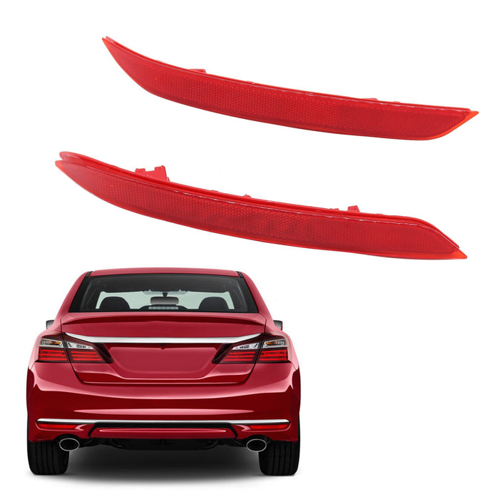 DURAFORCE 2016-2017 Honda Accord Rear Bumper Reflector Set Left & Right
