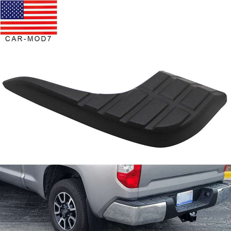 DURAFORCE Black Left Rear Bumper Step Pad for Toyota Tundra 2014-2021 Driver Side