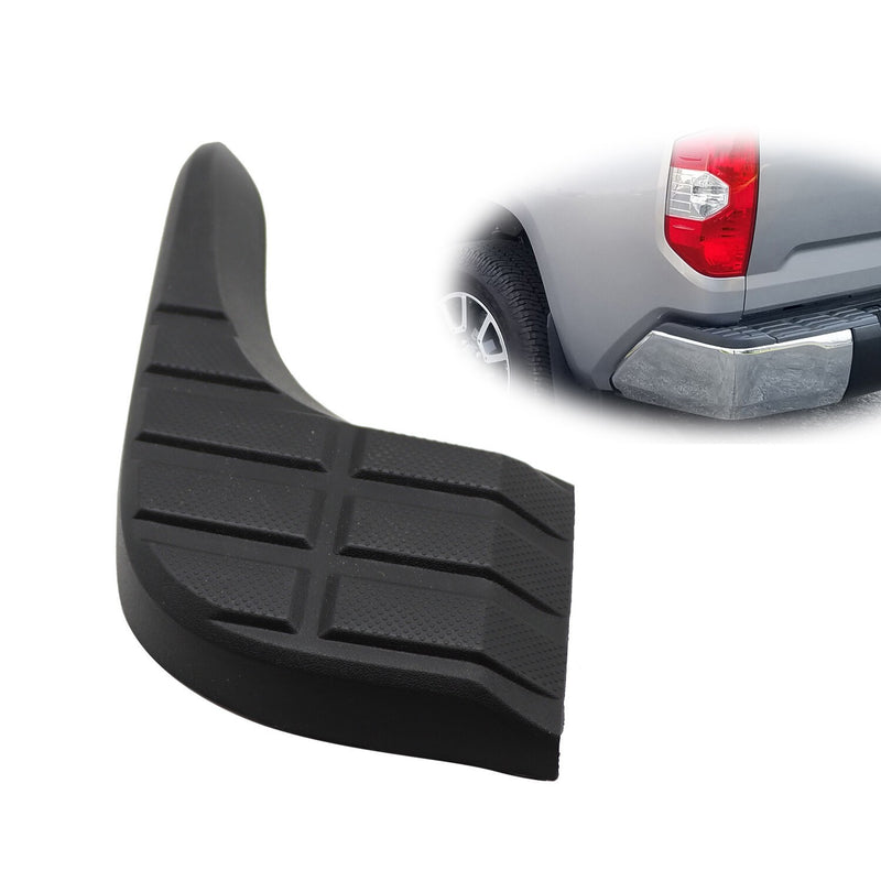 DURAFORCE Black Left Rear Bumper Step Pad for Toyota Tundra 2014-2021 Driver Side
