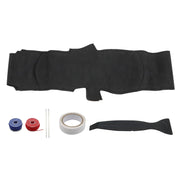 DURAFORCE Black Alcantara Suede Steering Wheel Cover Hand-Stitched for BMW G20 G80 M340i