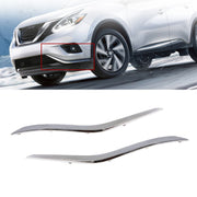 DURAFORCE Chrome Front Lower Bumper Trim Set for 2015-2018 Nissan Murano Left & Right