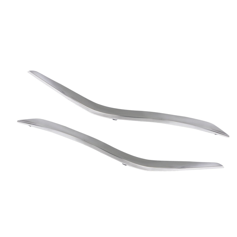 DURAFORCE Chrome Front Lower Bumper Trim Set for 2015-2018 Nissan Murano Left & Right