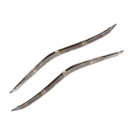 DURAFORCE Chrome Front Lower Bumper Trim Set for 2015-2018 Nissan Murano Left & Right