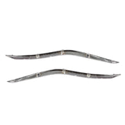 DURAFORCE Chrome Front Lower Bumper Trim Set for 2015-2018 Nissan Murano Left & Right