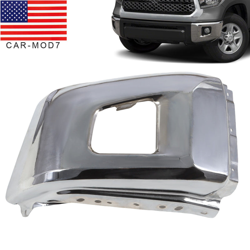 DURAFORCE 2014-2021 Toyota Tundra Front Left Chrome Steel Bumper End 521130C040
