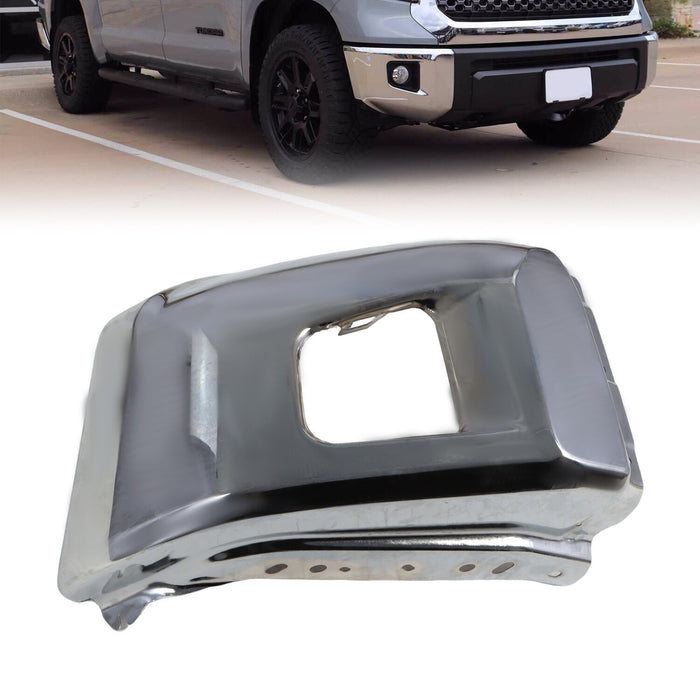 DURAFORCE 2014-2021 Toyota Tundra Front Left Chrome Steel Bumper End 521130C040