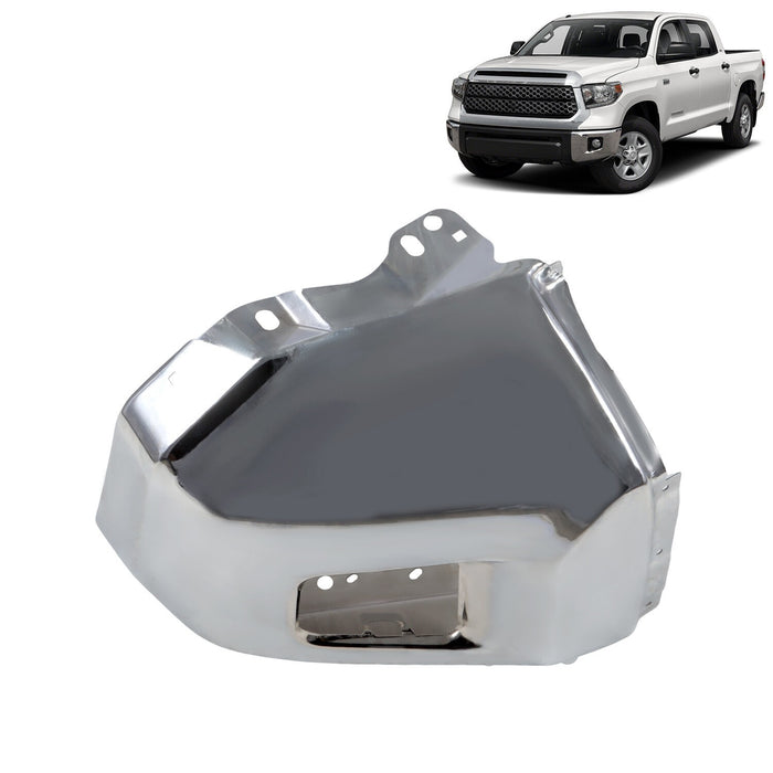 DURAFORCE 2014-2021 Toyota Tundra Front Left Chrome Steel Bumper End 521130C040