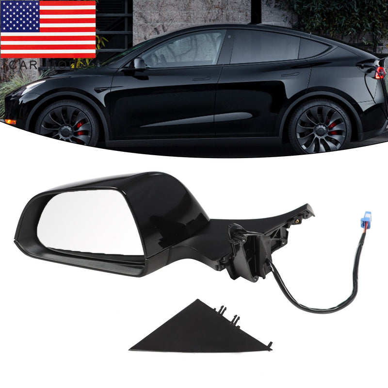 DURAFORCE Tesla Model 3 Left Driver Side Mirror 2017-2023 Power Fold Memory Recall