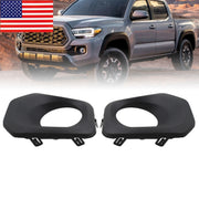 DURAFORCE Toyota Tacoma 2016-2022 Bumper Fog Light Cover Bezel Left & Right Side Pair