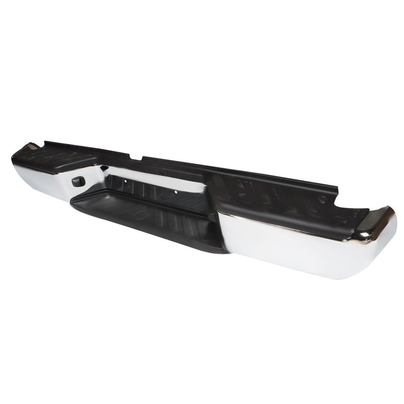 DURAFORCE Chrome Rear Bumper Assembly Ni1103114 for Nissan Frontier 2005-2021 No Sensor