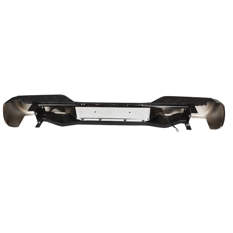 DURAFORCE Chrome Rear Bumper Assembly Ni1103114 for Nissan Frontier 2005-2021 No Sensor