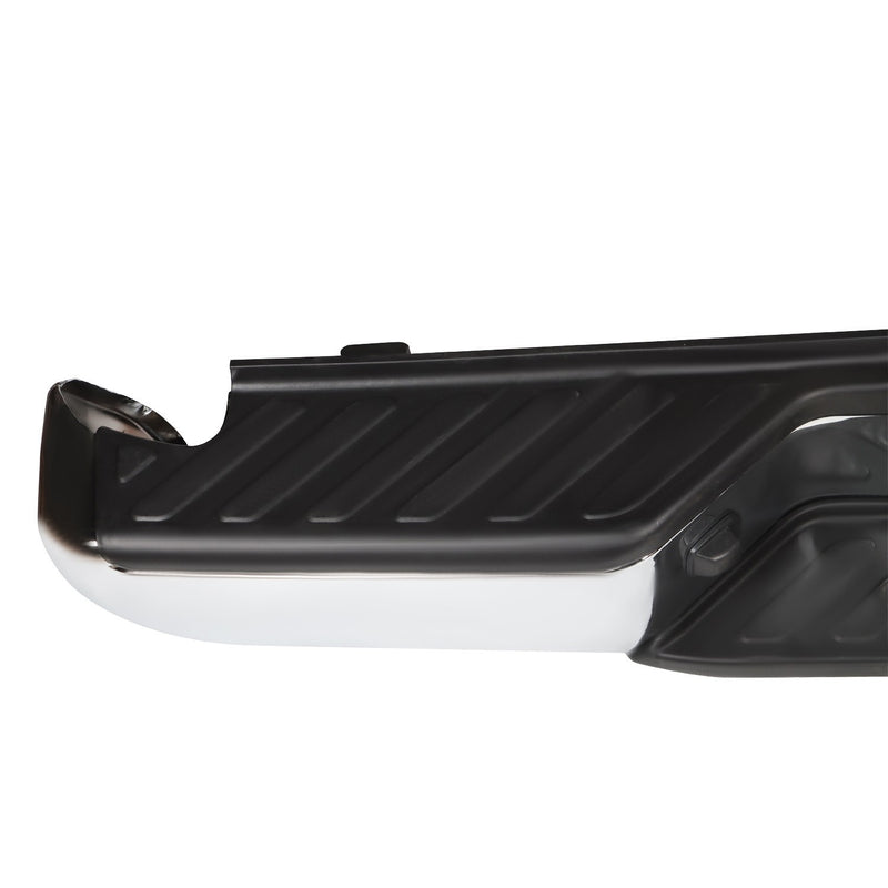 DURAFORCE Chrome Rear Bumper Assembly Ni1103114 for Nissan Frontier 2005-2021 No Sensor