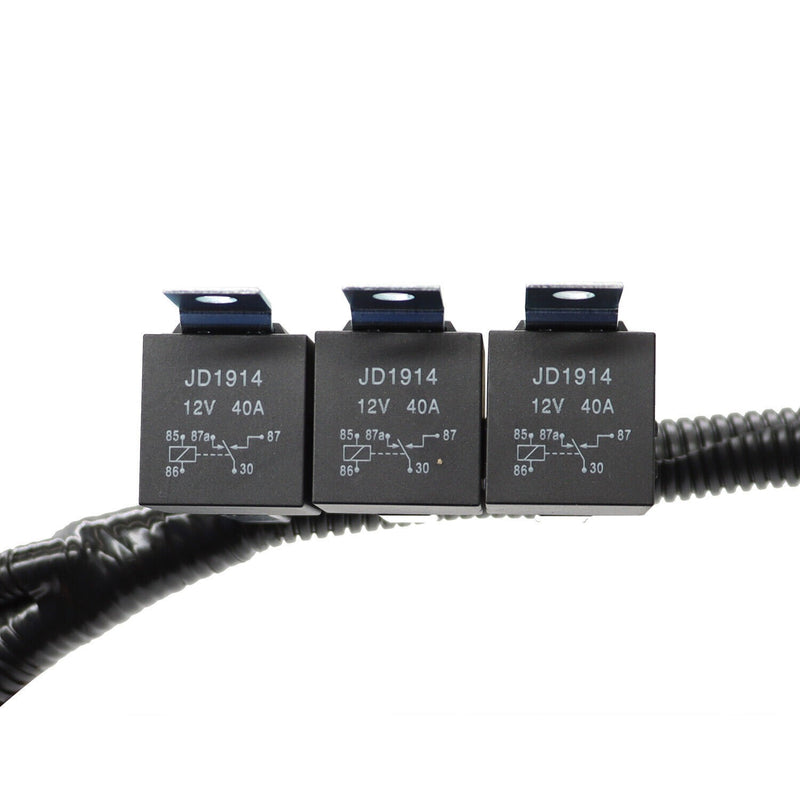 DURAFORCE Dual Electric Fan Wire Harness Upgrade for 99-06 Silverado Sierra Denali Tahoe
