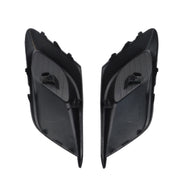 DURAFORCE Fit for 14-16 Mazda 3 Front Bumper Fog Light Covers Textured Left & Right Side