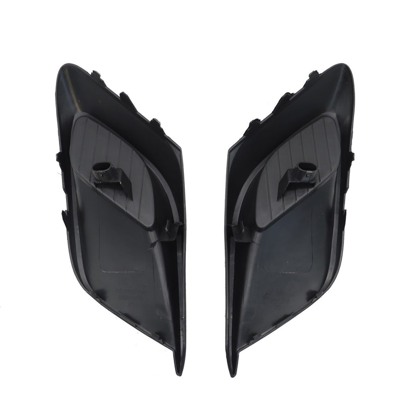 DURAFORCE Fit for 14-16 Mazda 3 Front Bumper Fog Light Covers Textured Left & Right Side