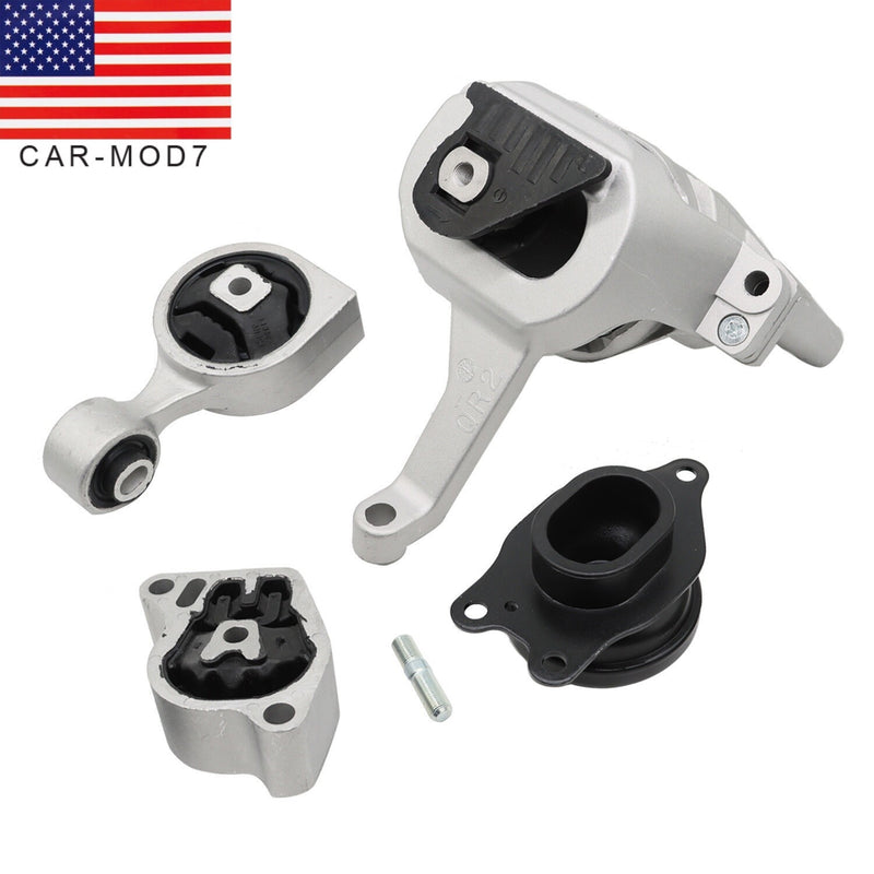 DURAFORCE 4PCS Engine & Transmission Mount Set for Nissan Altima 2007-2016 2.5L CVT