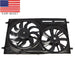 DURAFORCE Engine Radiator Dual Cooling Fan Assembly for Ford Transit T150 T250 T350 HD