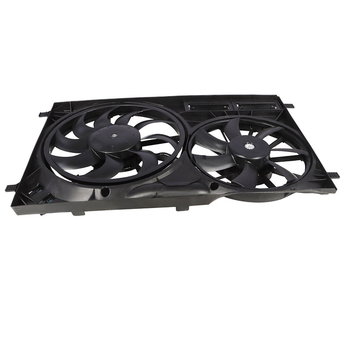 DURAFORCE Engine Radiator Dual Cooling Fan Assembly for Ford Transit T150 T250 T350 HD