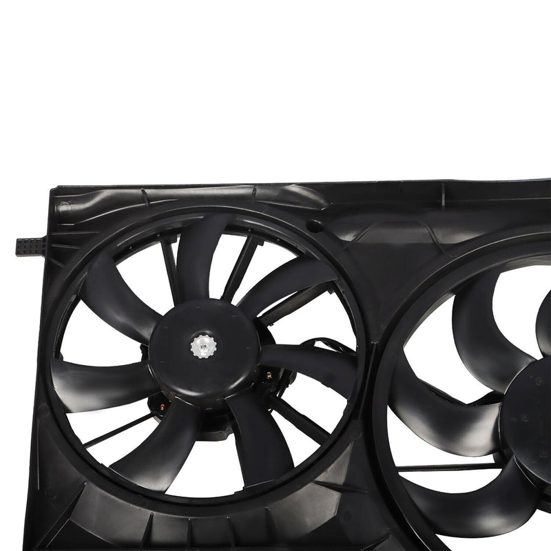 DURAFORCE Engine Radiator Dual Cooling Fan Assembly for Ford Transit T150 T250 T350 HD