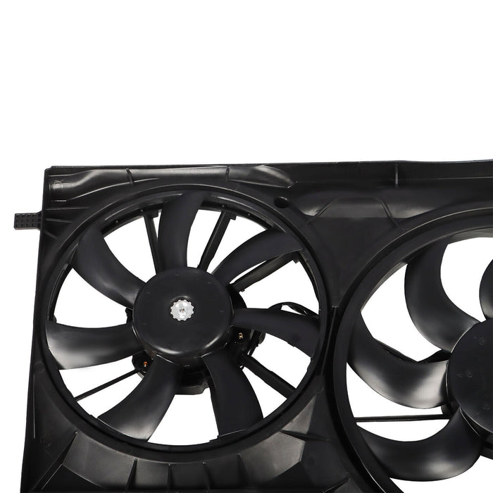 DURAFORCE Engine Radiator Dual Cooling Fan Assembly for Ford Transit T150 T250 T350 HD