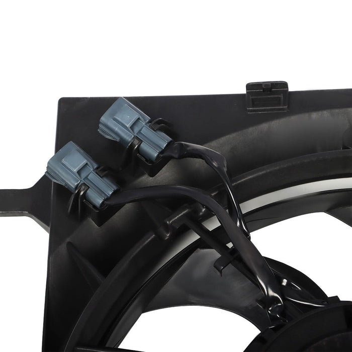 DURAFORCE Engine Radiator Dual Cooling Fan Assembly for Ford Transit T150 T250 T350 HD